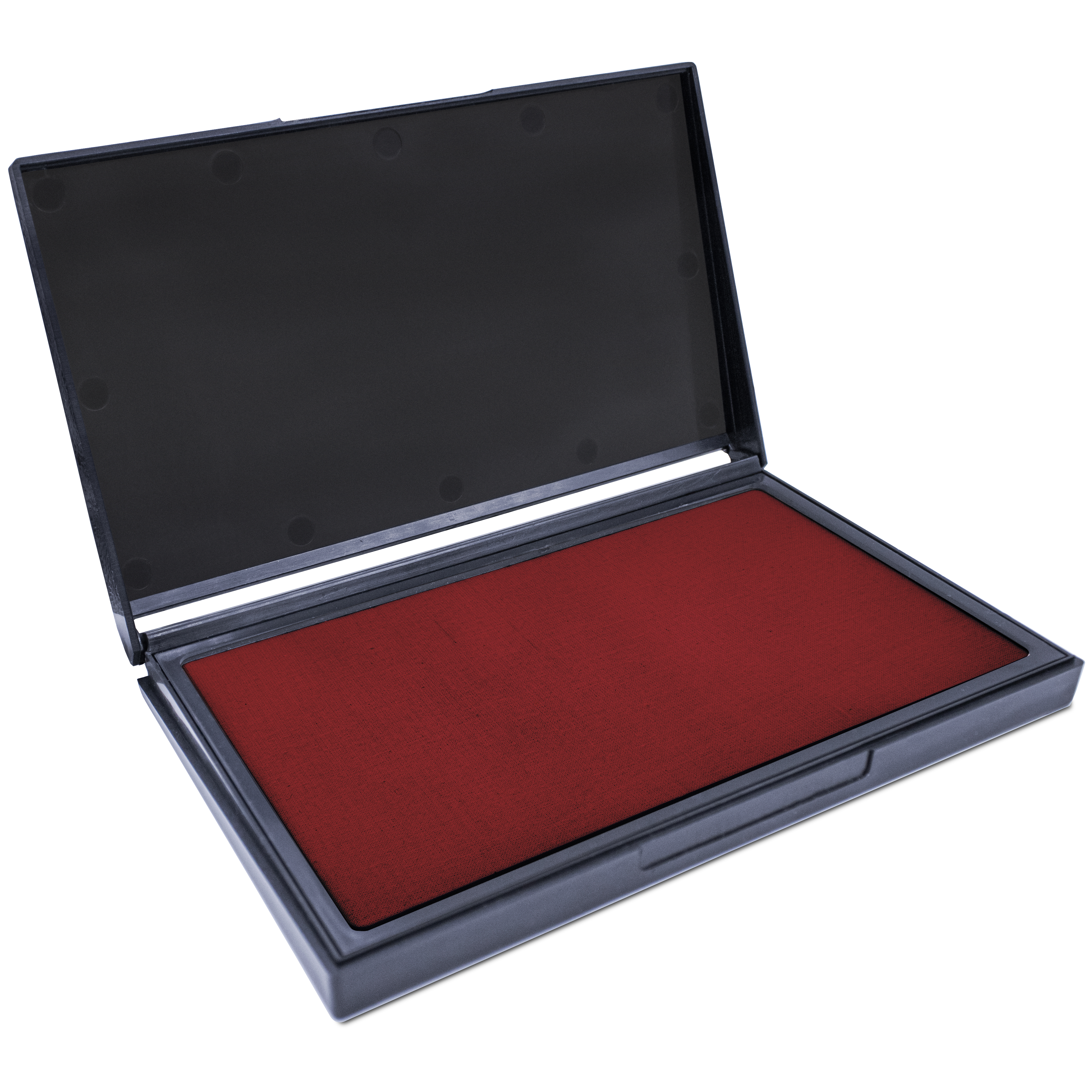 MaxMark Large Crimson Red Stamp Pad - 4-1/4 by 7-1/4 - Premium Quality Felt Pad