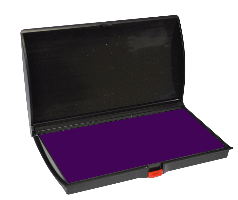 No.2 Stamp Pad, 3" x 6", Purple 