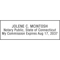 Notary Stamp for Connecticut State