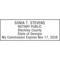 Notary Stamp for Georgia State