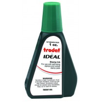 Ink for Self Inking Stamps, Green, 1oz.