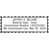 Notary Stamp for Iowa State