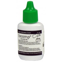 Ink for Pre-Inked Stamps, Green, .5oz.
