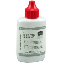 Ink for Pre-Inked Stamps, Red, 2oz.