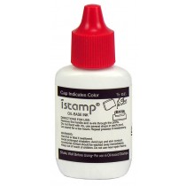 Ink for Pre-Inked Stamps, Red, .5oz.