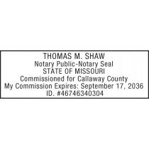 Notary Stamp for Missouri State