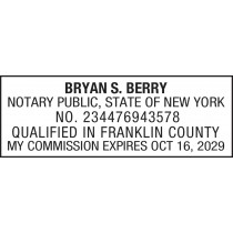 Notary Stamp for New York State