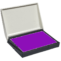No.0 Stamp Pad, 2.25" x 3.5", Purple
