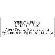 Notary Stamp for North Carolina State