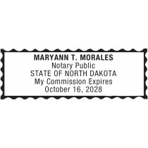 Notary Stamp for North Dakota State