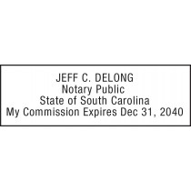 Notary Stamp for South Carolina State
