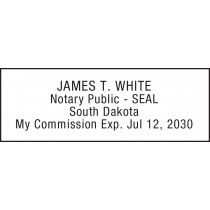 Notary Stamp for South Dakota State
