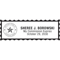 Notary Stamp for Texas State 1