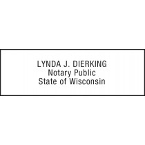 Notary Stamp for Wisconsin State