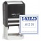 MaxMark Q43 (Large Size) Date Stamp with "E-MAILED" Self Inking Stamp - Blue Ink