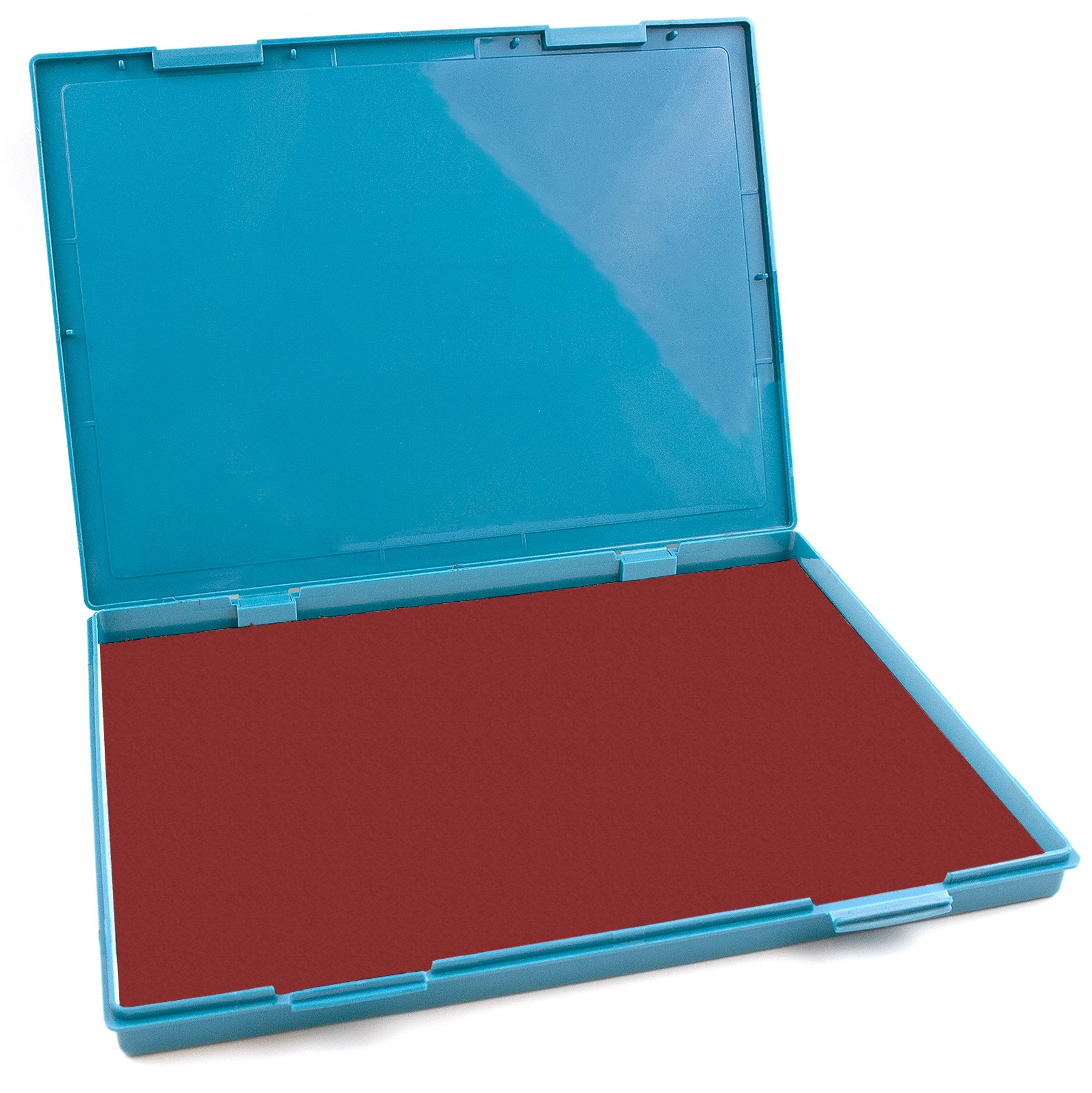 Extra Large Crimson Red Ink Stamp Pad - 8.25" x 11.5" - Industrial Felt Pad