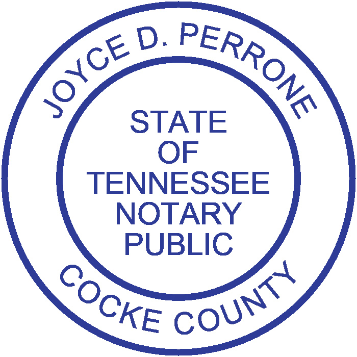 Notary Stamp for Tennessee State - Round